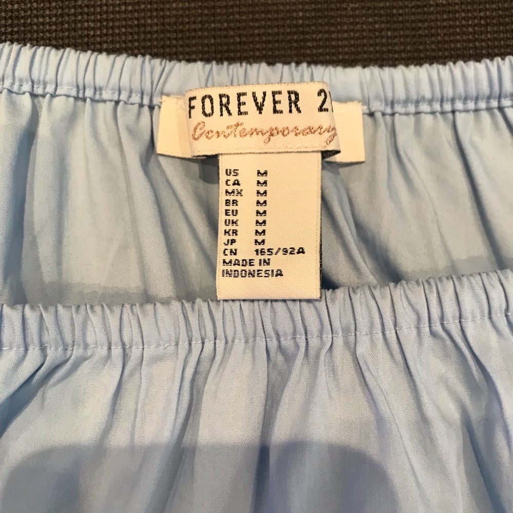 Light blue cotton tunic
